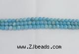 CLR71 15.5 inches 8mm round imitation larimar beads wholesale