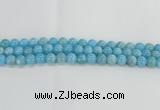 CLR72 15.5 inches 10mm round imitation larimar beads wholesale