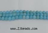 CLR73 15.5 inches 12mm round imitation larimar beads wholesale