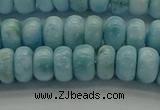 CLR79 15.5 inches 4*7mm rondelle natural larimar gemstone beads