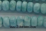 CLR80 15.5 inches 5*8mm rondelle natural larimar gemstone beads