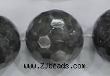 CLS02 15.5 inches 30mm faceted round large cloudy quartz beads