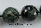 CLS107 15.5 inches 25mm faceted round kambaba jasper beads