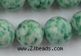 CLS150 15.5 inches 20mm faceted round Qinghai jade beads