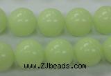 CLU05 15.5 inches 12mm round luminous stone beads wholesale