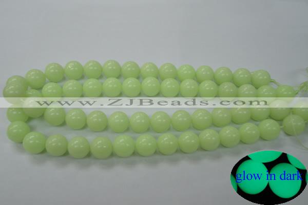 CLU05 15.5 inches 12mm round luminous stone beads wholesale