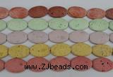 CLV305 15.5 inches 20*30mm oval lava beads wholesale