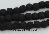 CLV378 15.5 inches 8mm ball dyed lava beads wholesale