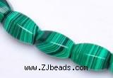 CMA26 10*14mm faceted drum imitate malachite beads Wholesale