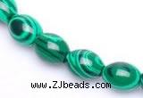 CMA27 15.5 inches 8*10mm rice imitate malachite beads Wholesale