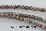 CMB01 15.5 inches 4mm round natural medical stone beads wholesale