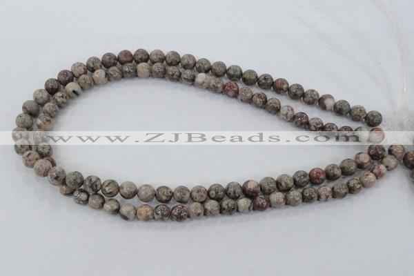 CMB03 15.5 inches 8mm round natural medical stone beads wholesale