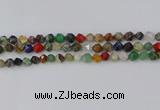 CME107 15.5 inches 8mm faceted nuggets mixed gemstone beads