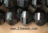 CME214 15.5 inches 7*9mm - 8*10mm pumpkin garnet beads