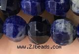 CME216 15.5 inches 7*9mm - 8*10mm pumpkin sodalite beads