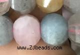 CME235 15.5 inches 10*11mm - 10*12mm pumpkin morganite beads
