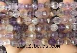 CME250 15.5 inches 7*9mm - 8*10mm pumpkin ametrine beads