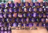 CME307 15.5 inches 8*11mm - 9*12mm pumpkin tiger eye beads