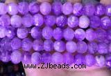 CME323 15.5 inches 9*11mm - 10*12mm pumpkin lavender amethyst beads