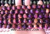 CME327 15.5 inches 9*11mm - 10*12mm pumpkin red tiger eye beads