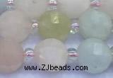 CME344 15 inches 8mm pumpkin morganite beads