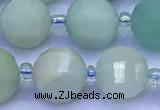 CME360 15 inches 10mm pumpkin amazonite beads