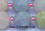 CME363 15 inches 10mm pumpkin morganite beads