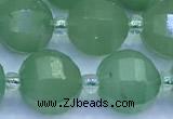 CME367 15 inches 10mm pumpkin green aventurine beads