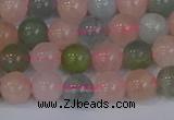 CMG172 15.5 inches 8mm round morganite gemstone beads wholesale