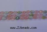 CMG237 15.5 inches 8*12mm oval morganite beads wholesale