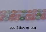 CMG239 15.5 inches 12*16mm oval morganite beads wholesale