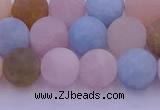 CMG303 15.5 inches 10mm round matte morganite beads wholesale