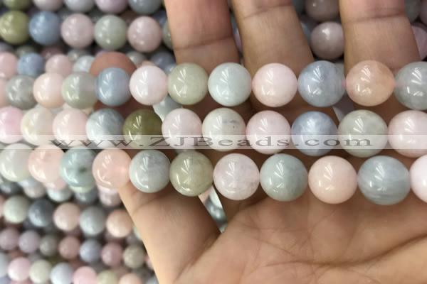 CMG332 15.5 inches 10mm round morganite beads wholesale