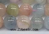 CMG392 15.5 inches 8mm round morganite gemstone beads