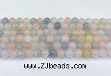 CMG431 15.5 inches 8mm round morganite beads wholesale