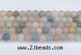 CMG433 15.5 inches 10mm round morganite beads wholesale