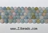 CMG443 15.5 inches 12mm round morganite gemstone beads wholesale