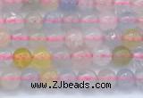 CMG475 15 inches 4mm round morganite gemstone beads