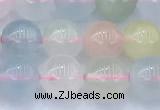 CMG477 15 inches 8mm round morganite gemstone beads