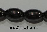 CMH149 15.5 inches 8*12mm rice magnetic hematite beads wholesale