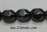 CMH169 15.5 inches 6*8mm lantern magnetic hematite beads