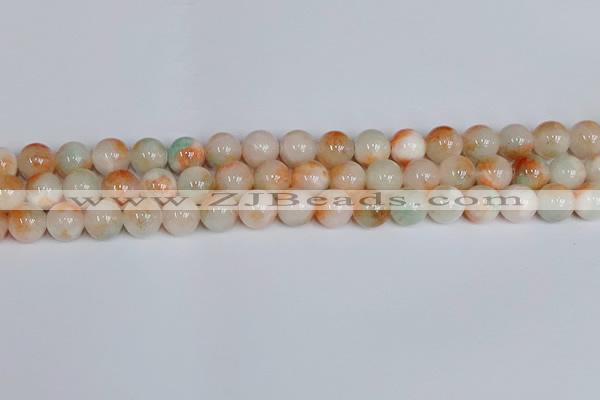 CMJ1066 15.5 inches 8mm round jade beads wholesale