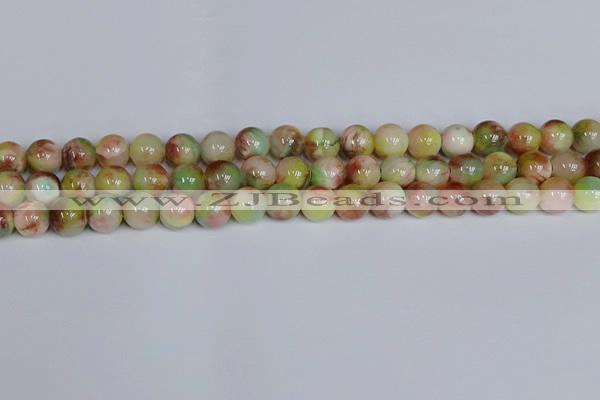 CMJ1076 15.5 inches 8mm round jade beads wholesale