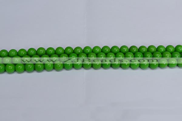 CMJ115 15.5 inches 8mm round Mashan jade beads wholesale