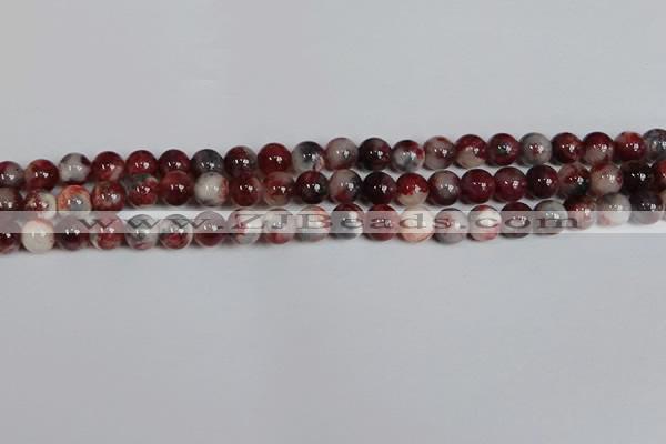 CMJ1181 15.5 inches 8mm round jade beads wholesale