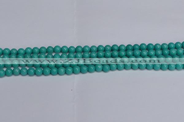 CMJ191 15.5 inches 6mm round Mashan jade beads wholesale