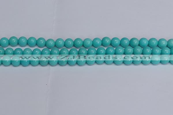 CMJ193 15.5 inches 10mm round Mashan jade beads wholesale