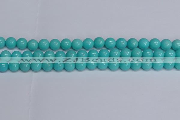 CMJ194 15.5 inches 12mm round Mashan jade beads wholesale