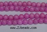 CMJ204 15.5 inches 4mm round Mashan jade beads wholesale