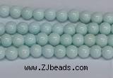 CMJ211 15.5 inches 4mm round Mashan jade beads wholesale